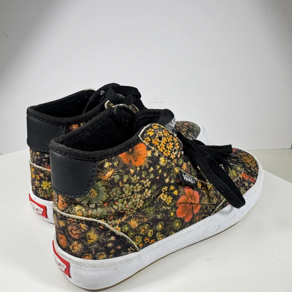 Vans The Lizzie Armanto Skate Shoes Womens Size 6 Floral High Top Sneakers